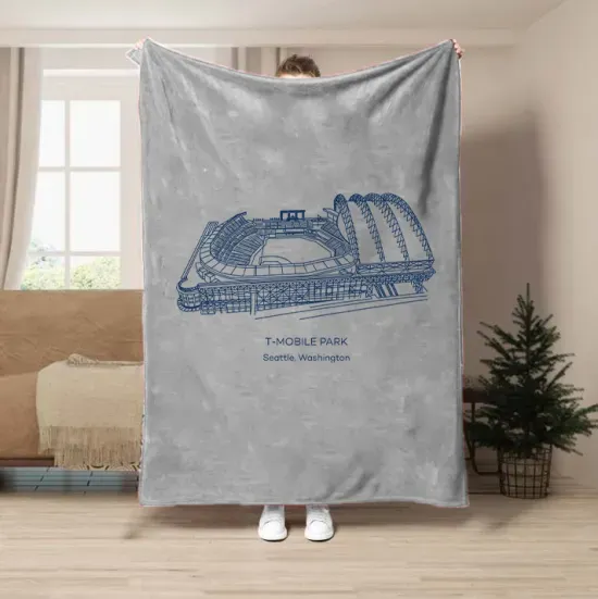 T-Mobile Park Baseball Stadium Blanket