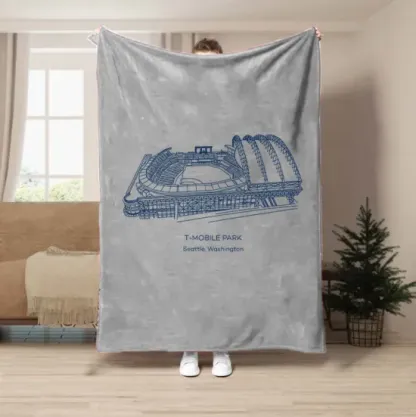 T-Mobile Park Baseball Stadium Blanket