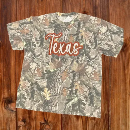 Custom Camo Glitter Team Embroidered Sweatshirt & Tee ＆ Hoodie