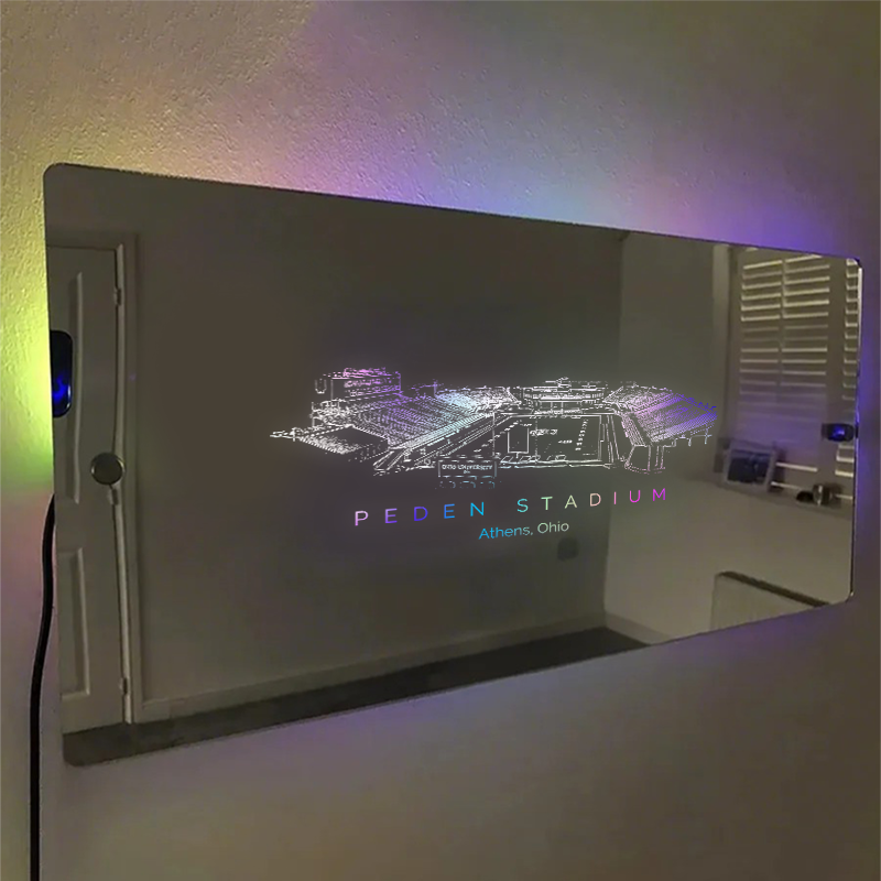 Peden Stadium Mirror Light-Gifts For Sports Lovers、Ohio Bobcats
