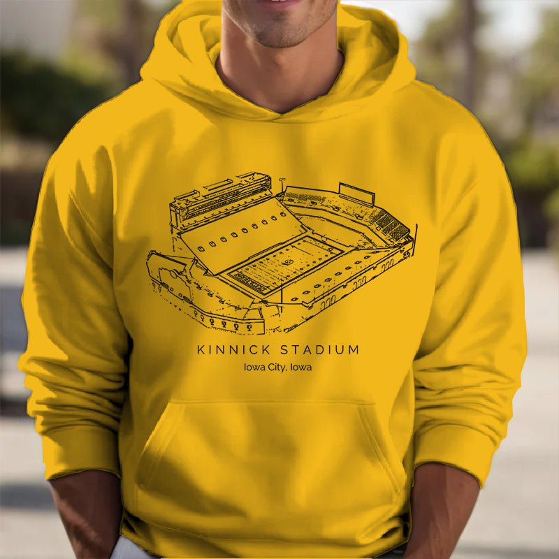 Iowa Hawkeyes Stadium Unisex Crewneck Sweatshirt