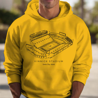 Iowa Hawkeyes Stadium Unisex Crewneck Sweatshirt