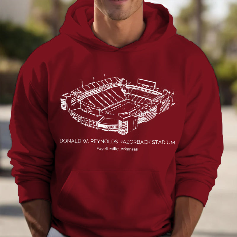 Arkansas Razorbacks Stadium Unisex Crewneck Sweatshirt