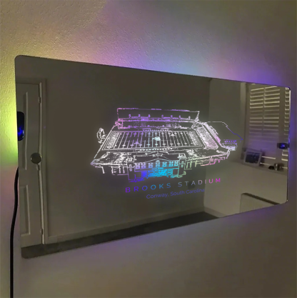 Brooks Stadium Mirror Light-Gifts For Sports Lovers、Coastal Carolina Chanticleers