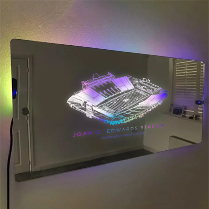 Joan C. Edwards Stadium Mirror Light-Gifts For Sports Lovers、Marshall University Thundering Herd