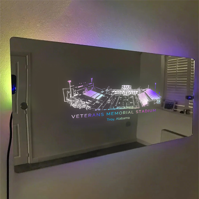 Veterans Memorial Stadium Mirror Light-Gifts For Sports Lovers、University of Arkansas at Little Rock Trojans、Arkansas