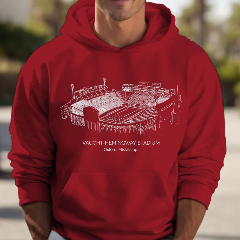 Ole Miss Stadium Unisex Crewneck Sweatshirt
