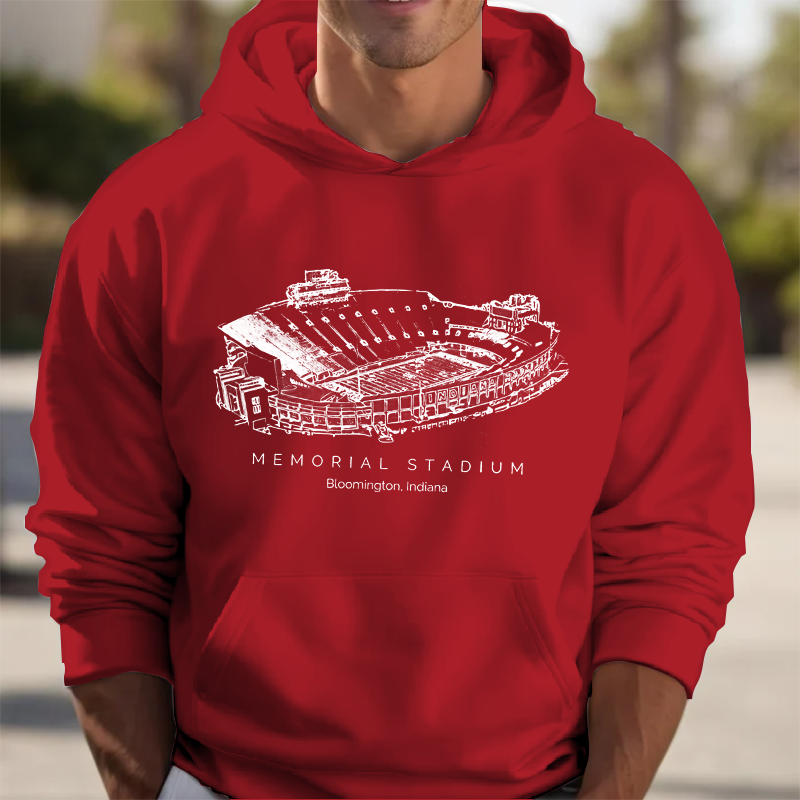 Indiana University Stadium Unisex Crewneck Sweatshirt