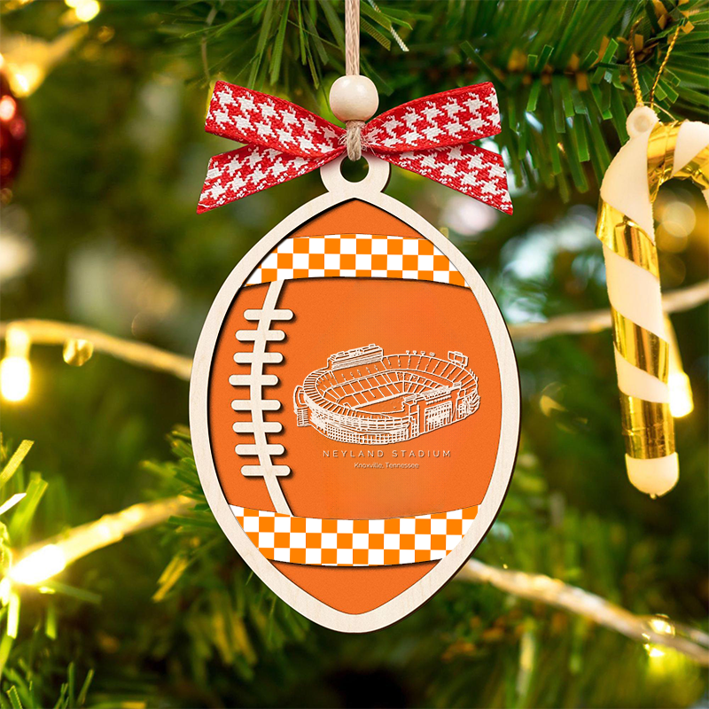 Personalized Neyland Stadium - Tennessee Volunteers football Christmas Ornament, Christmas Gift for Football Team, Personalized Football Player Gift