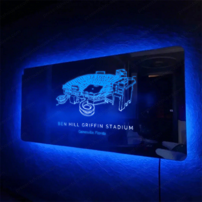 Ben Hill Griffin Stadium Mirror Light-Gifts For Sports Lovers