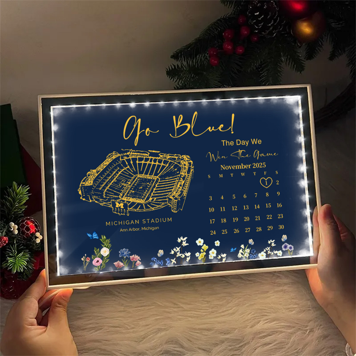 Michigan Stadium - The Day We Win The Game Mirror Lightbox