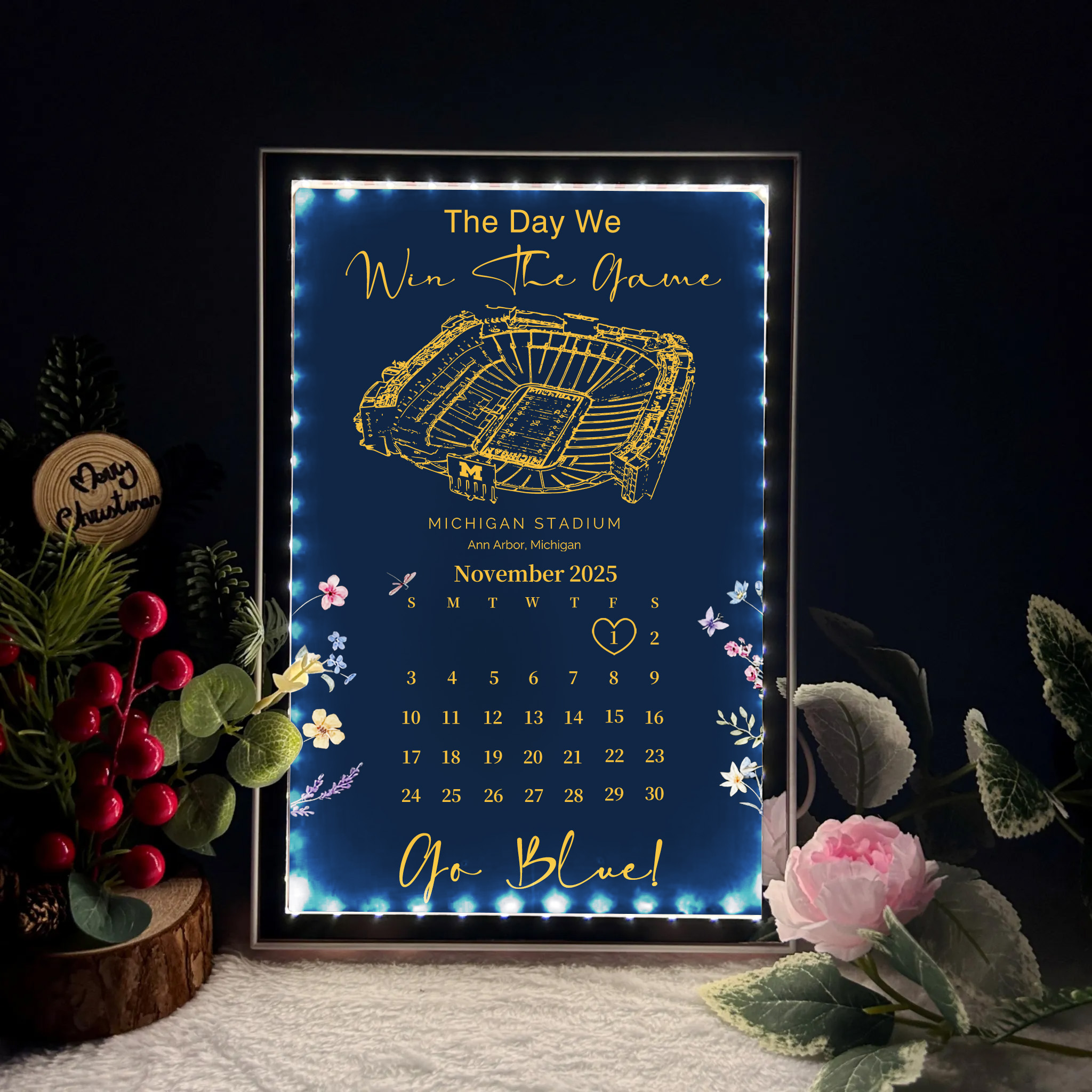 Michigan Stadium - The Day We Win The Game Mirror Lightbox