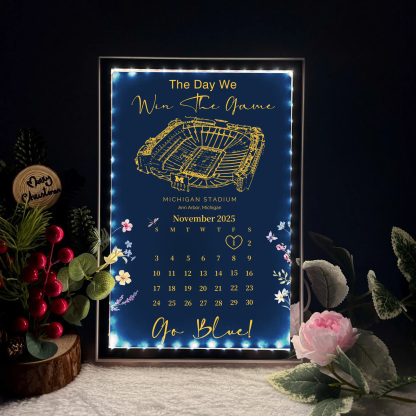 Michigan Stadium - The Day We Win The Game Mirror Lightbox