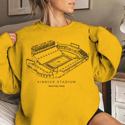 Iowa Hawkeyes Stadium Unisex Crewneck Sweatshirt