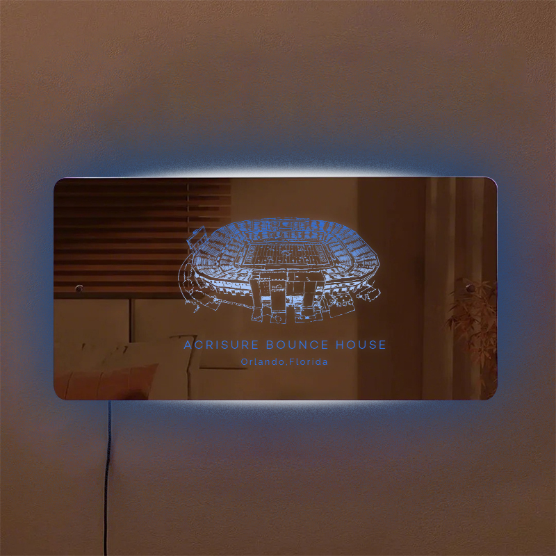 Acrisure Bounce House Mirror Light-Gifts For Sports Lovers