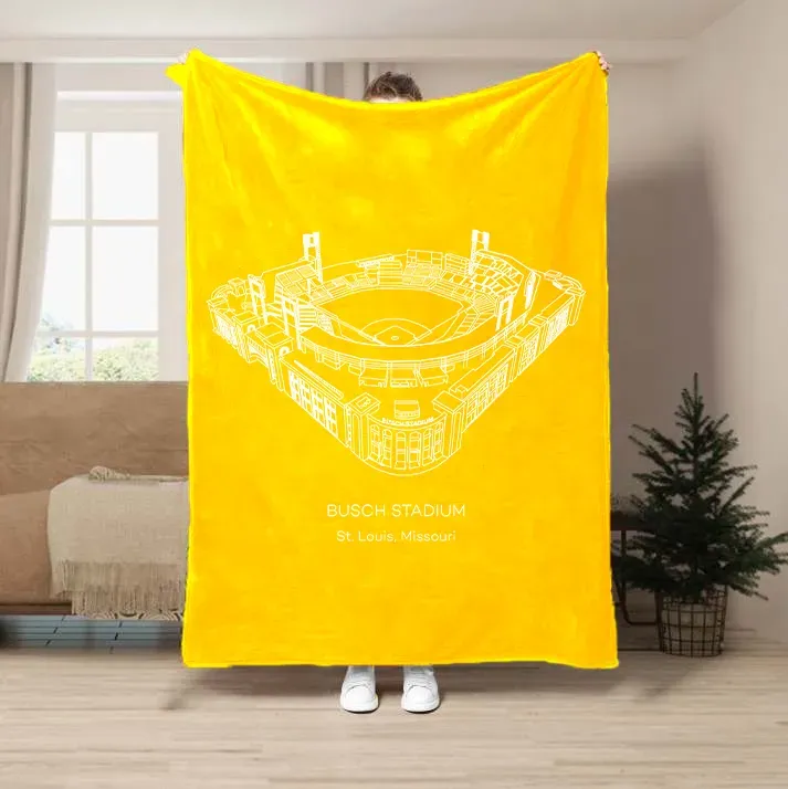 Busch Stadium Baseball Stadium Blanket
