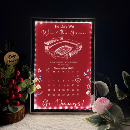 Sanford Stadium - The Day We Win The Game Mirror Lightbox