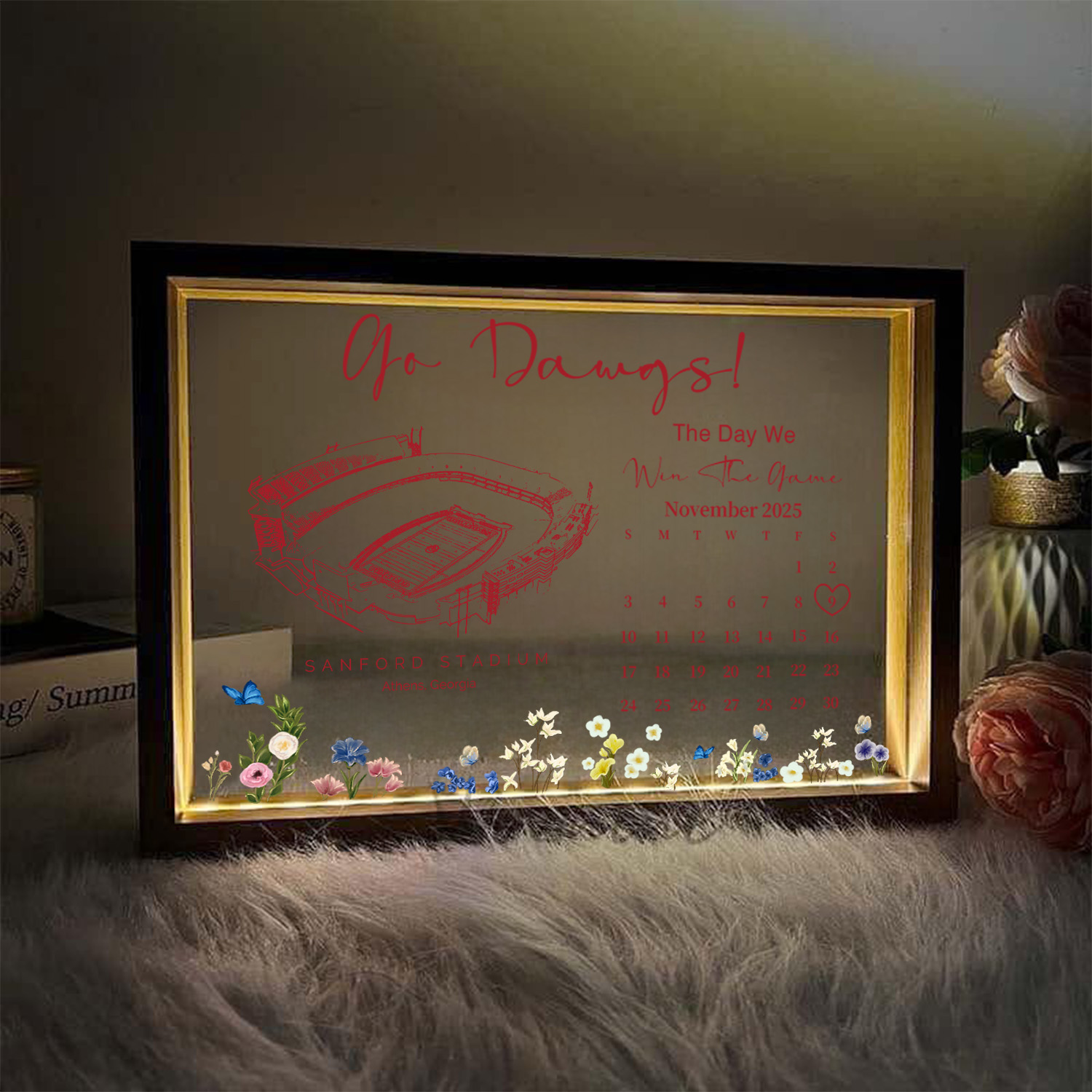 Sanford Stadium - The Day We Win The Game Light Frame