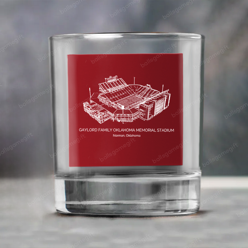 Gaylord Family Oklahoma Memorial Stadium - Oklahoma Sooners Whiskey Cu