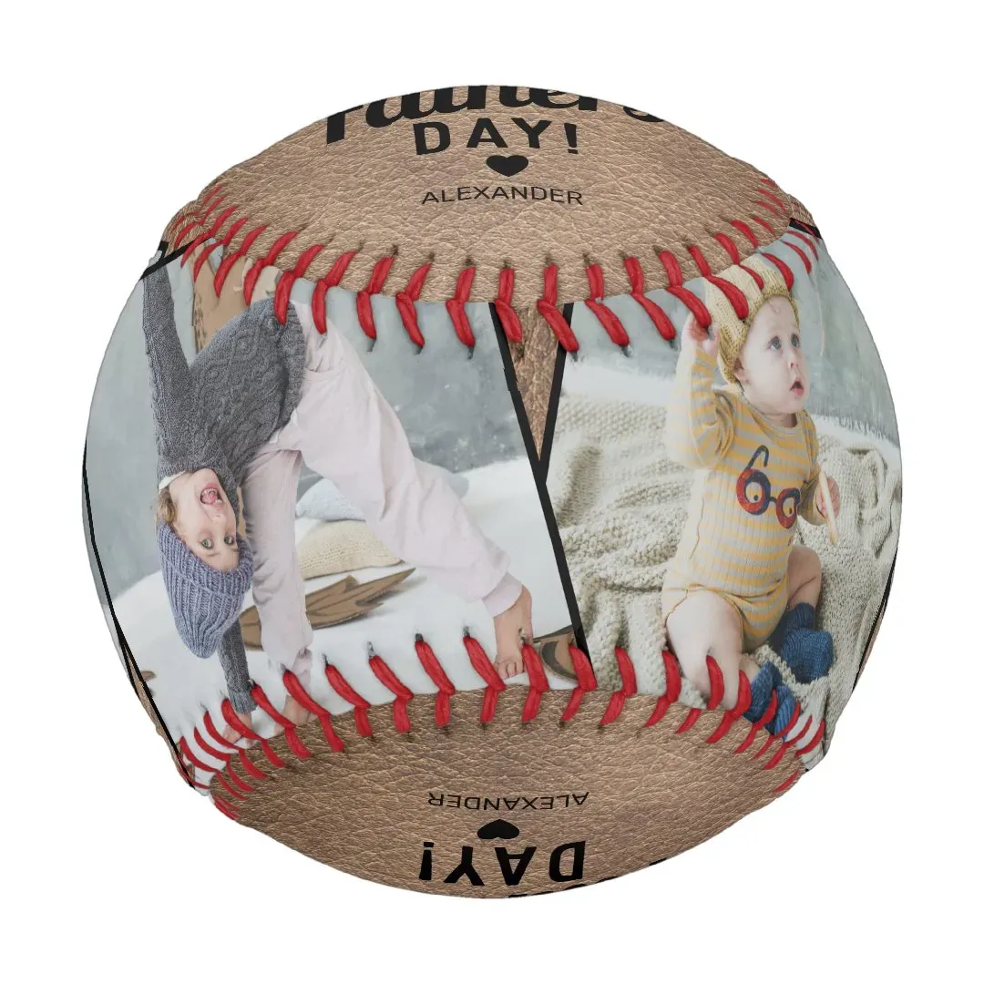 Vintage 1st Father's Day Memento Baseball
