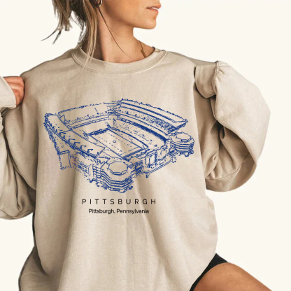 University of Pittsburgh Acrisure Stadium Unisex Crewneck Sweatshirt