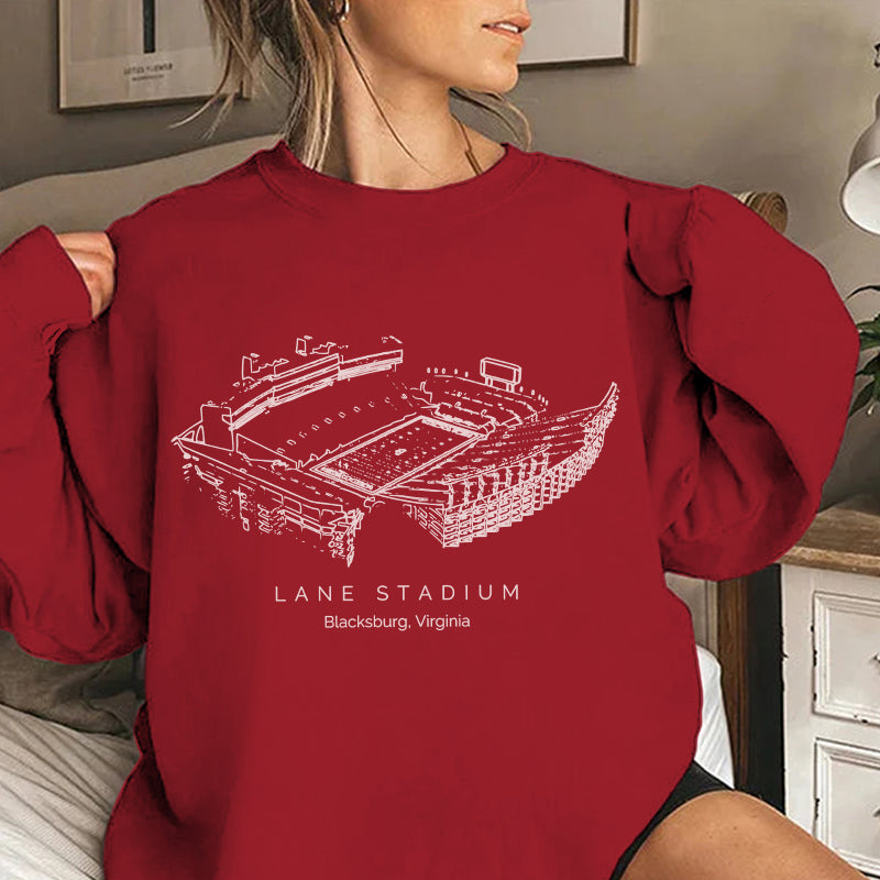 Virginia Tech Lane Stadium Unisex Crewneck Sweatshirt
