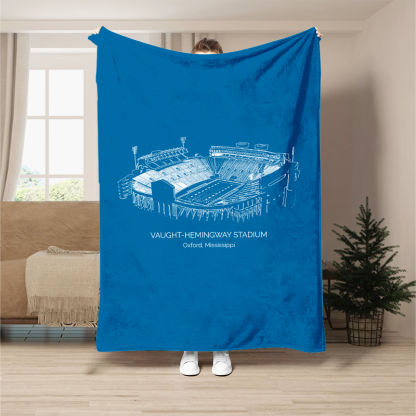 Vaught–Hemingway Stadium - Ole Miss Rebels football, College Football Blanket