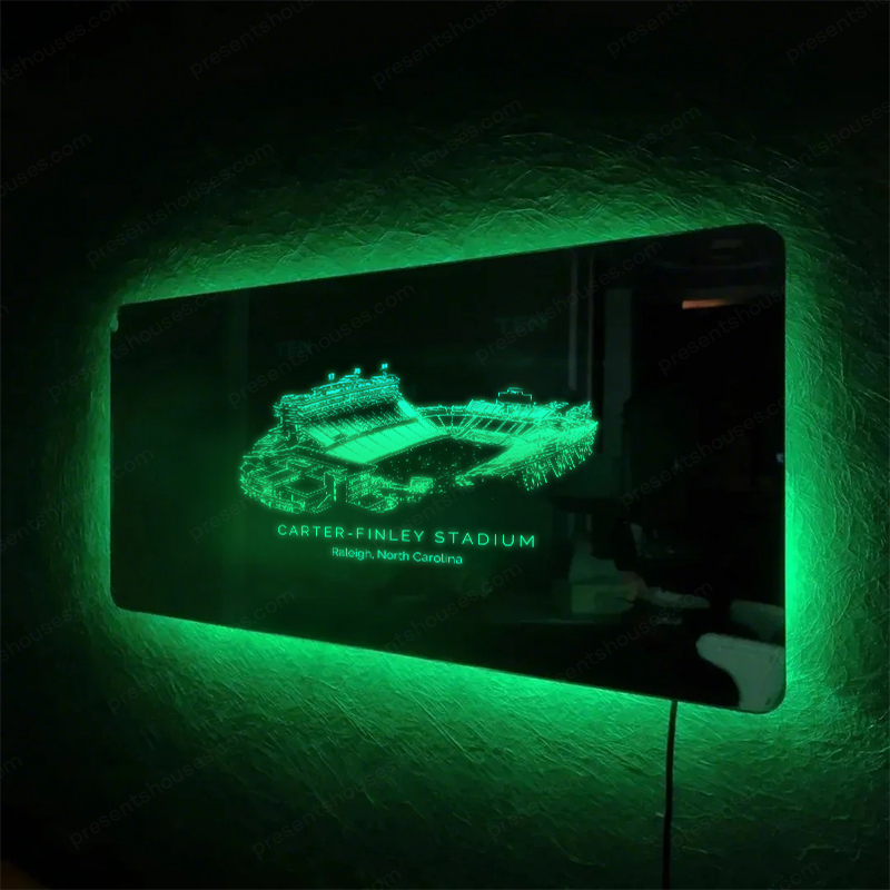 Carter–Finley Stadium Mirror Light-Gifts For Sports Lovers
