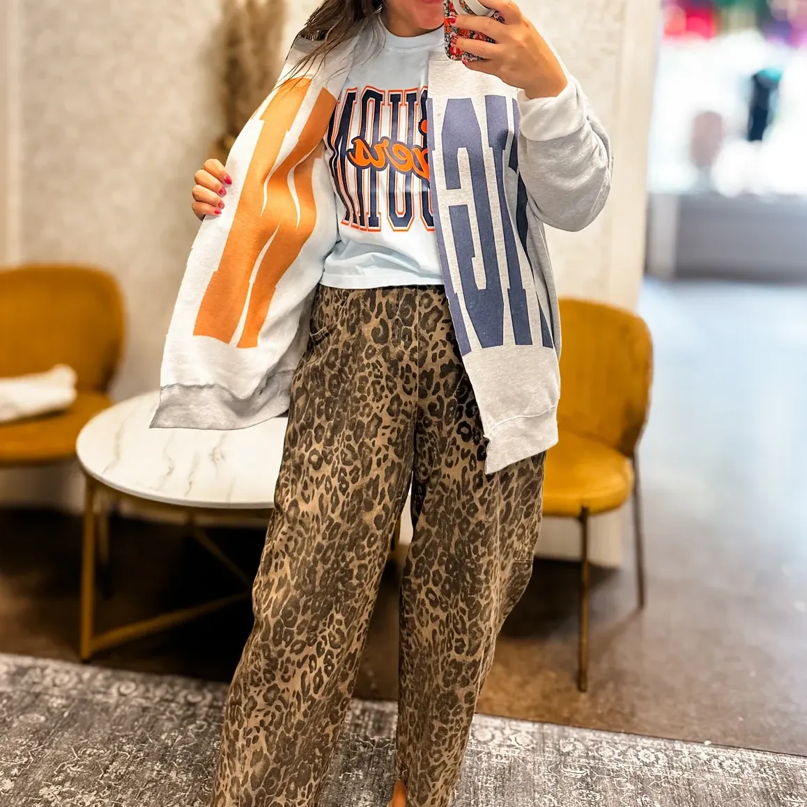 Custom Game Day Spirit Double-Print Sweatshirt