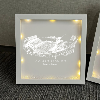 Autzen Stadium - Oregon Ducks football Light Frame Box