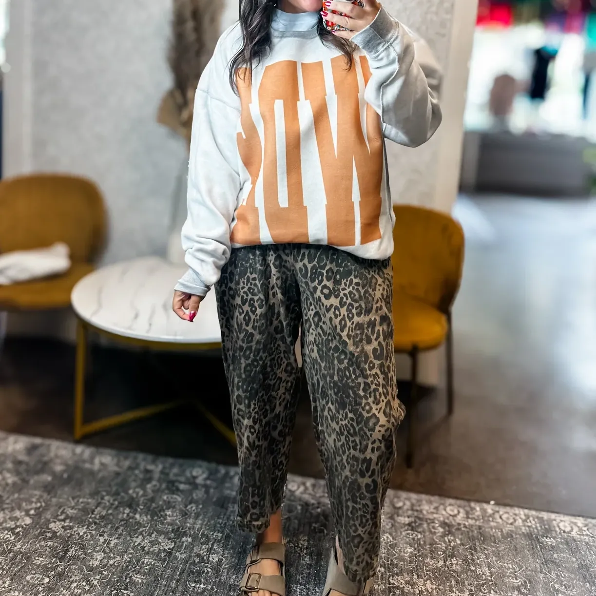 Custom Game Day Spirit Double-Print Sweatshirt