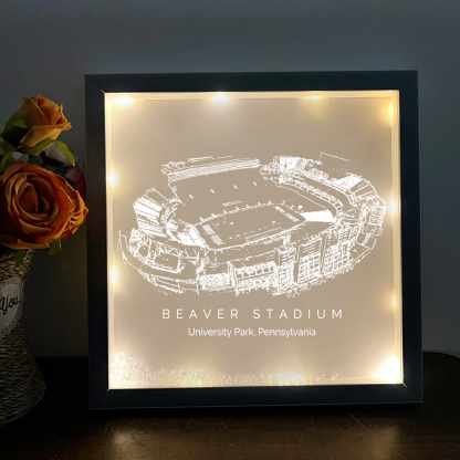 Beaver Stadium - Penn State Nittany Lions football Light Frame Box