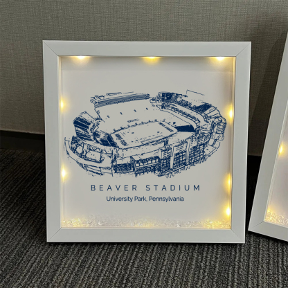 Beaver Stadium - Penn State Nittany Lions football Light Frame Box