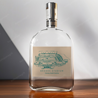 Brooks Stadium- Coastal Carolina Chanticleers baseball,Whiskey Bottles-Gifts For Sports Lovers