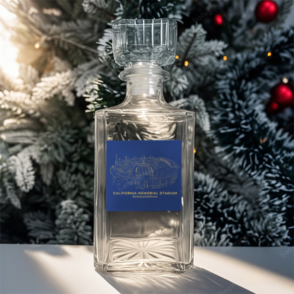 California Memorial Stadium- California Golden Bears football,Whiskey Bottles-Gifts For Sports Lovers