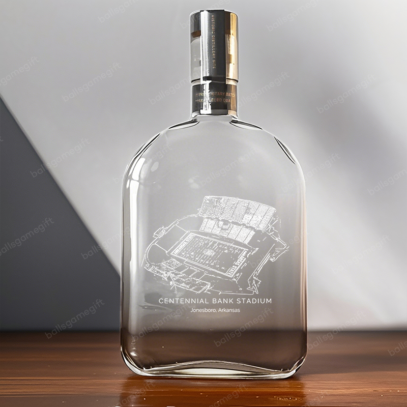 Centennial Bank Stadium- Arkansas State Red Wolves football,Whiskey Bottles-Gifts For Sports Lovers