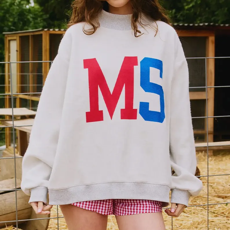 Mississippi/MS Game Day Mock Neck Reversible Sweatshirt