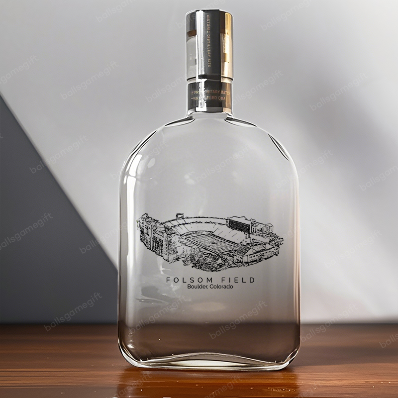 Folsom Field- Colorado Buffaloes football,Whiskey Bottles-Gifts For Sp