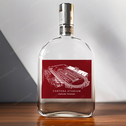 Fortera Stadium- Austin Peay Governors football,Whiskey Bottles-Gifts For Sports Lovers