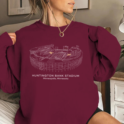 Huntington Bank Stadium Unisex Crewneck Sweatshirt