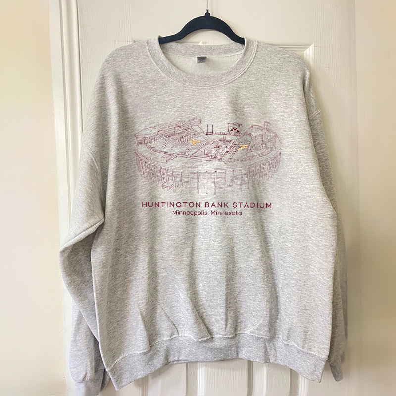 Huntington Bank Stadium Unisex Crewneck Sweatshirt