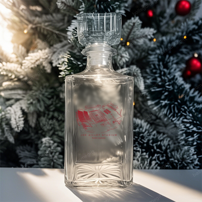 Joe Aillet Stadium-Louisiana Tech Bulldogs football,Whiskey Bottles-Gifts For Sports Lovers