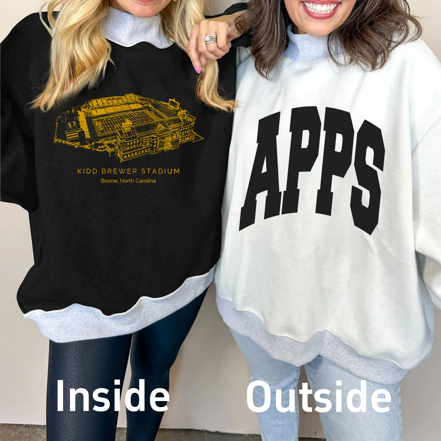 Kidd Brewer Stadium Game Day Mock Neck Reversible Sweatshirt