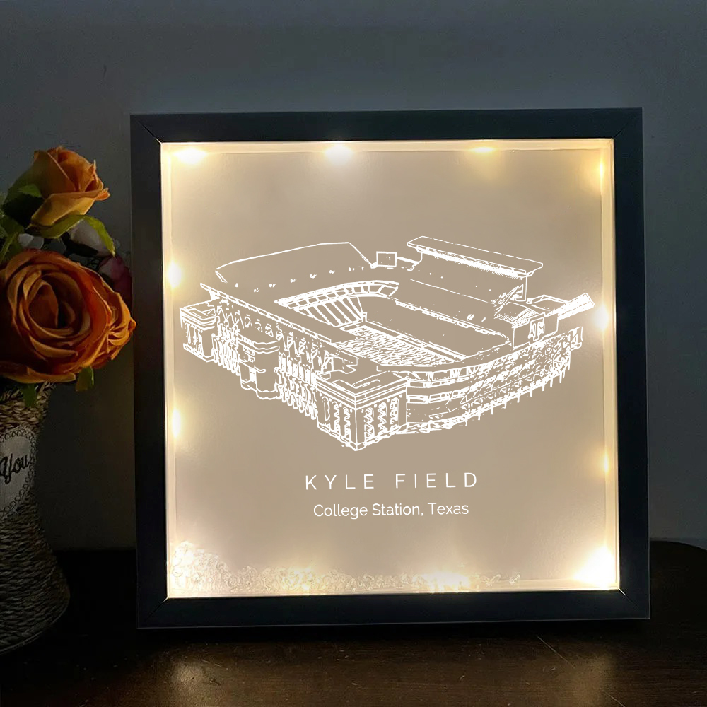 Kyle Field - Texas A&M Aggies football Light Frame Box