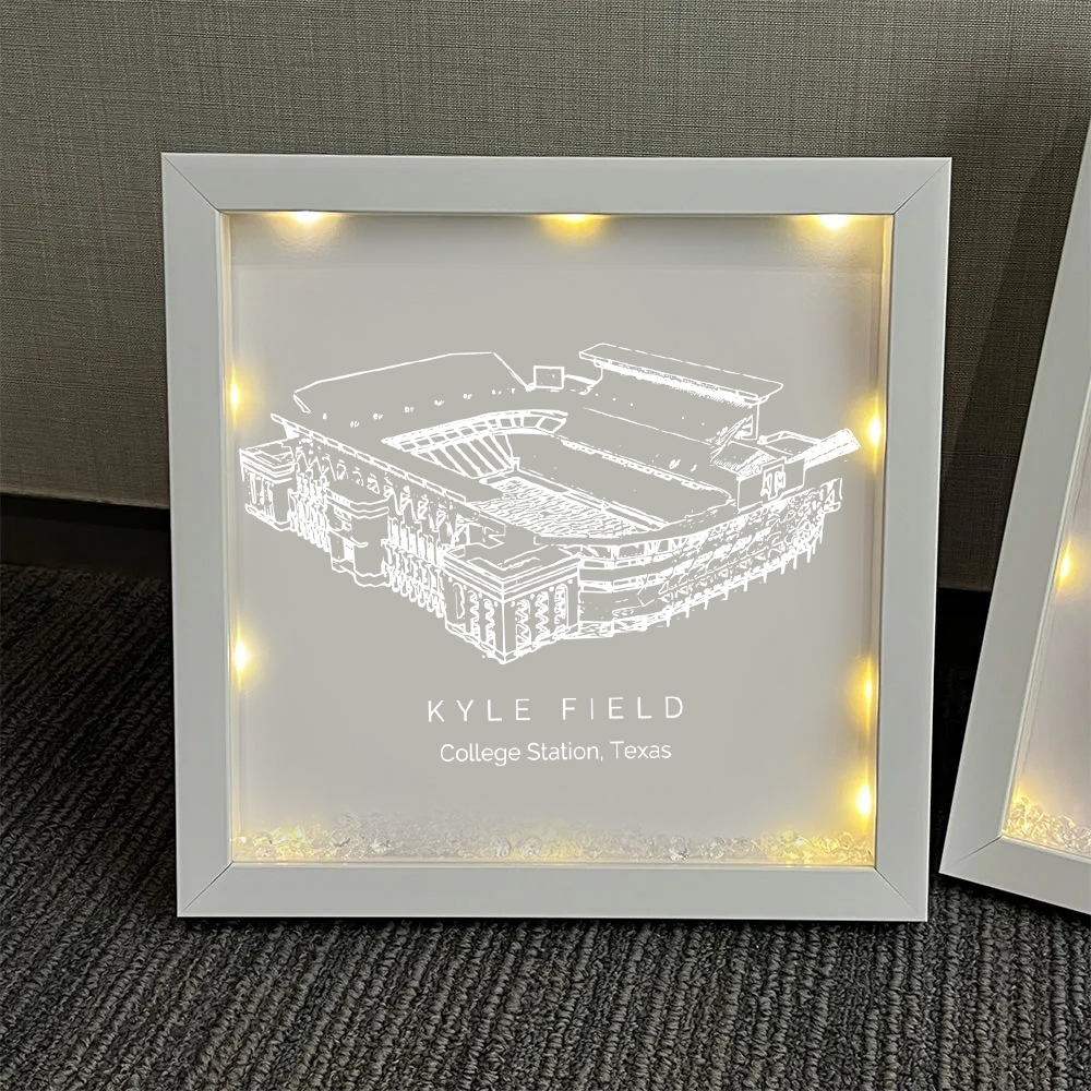 Kyle Field - Texas A&M Aggies football Light Frame Box