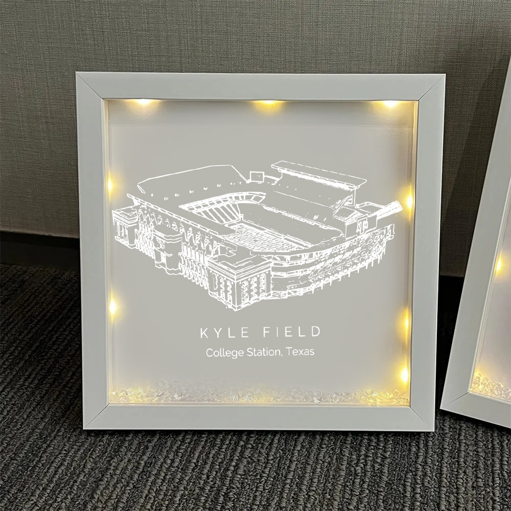 Kyle Field - Texas A&M Aggies football Light Frame Box