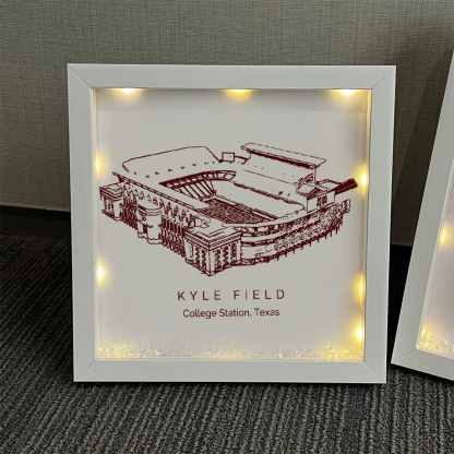 Kyle Field - Texas A&M Aggies football Light Frame Box
