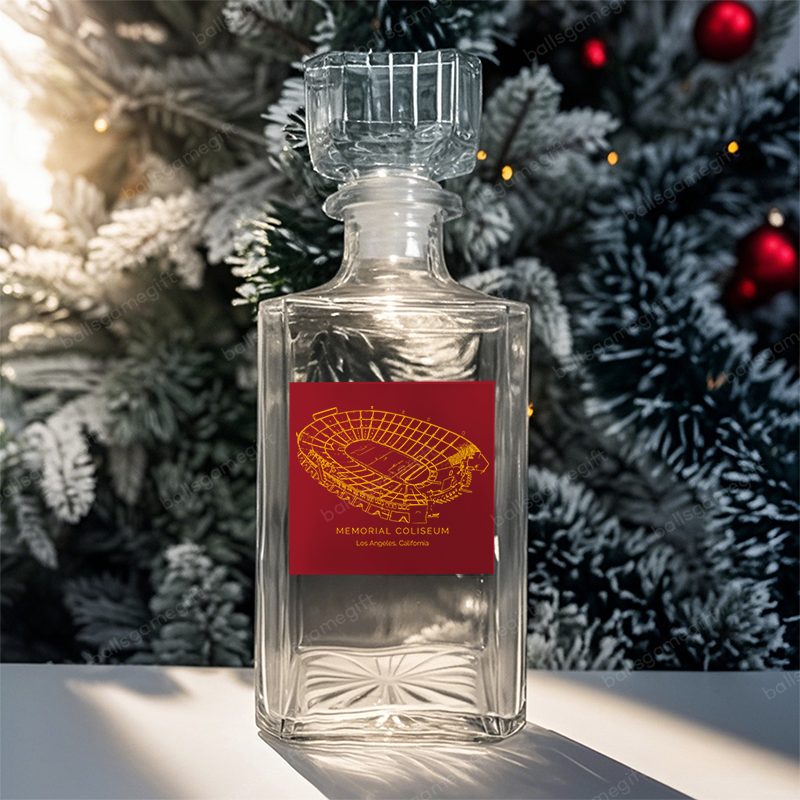 LA Memorial Coliseum-USC Trojans football,Whiskey Bottles-Gifts For Sports Lovers