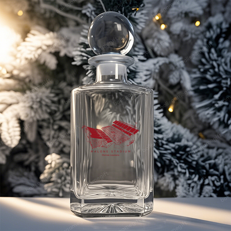 Malone Stadium-Louisiana-Monroe Warhawks football,Whiskey Bottles-Gifts For Sports Lovers