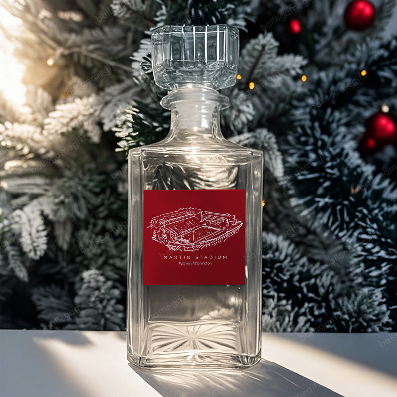 Martin Stadium-Louisiana-Washington State Cougars football,Whiskey Bottles-Gifts For Sports Lovers